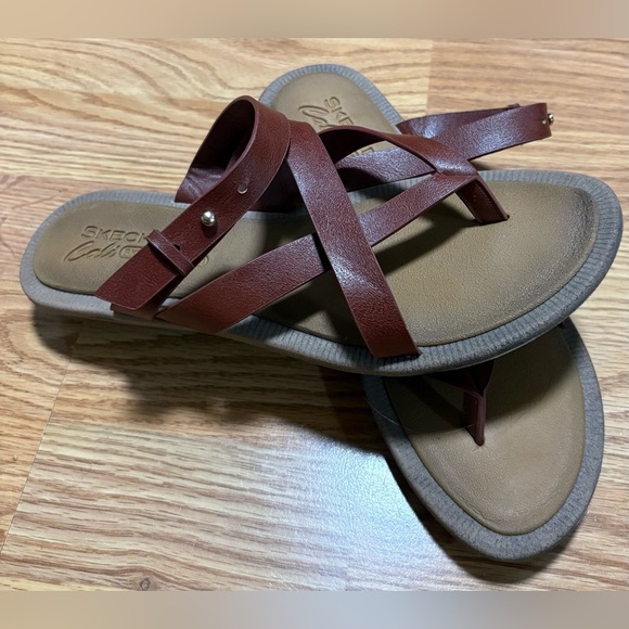 Skechers Brown Sandals size 8 - Picture 1 of 4